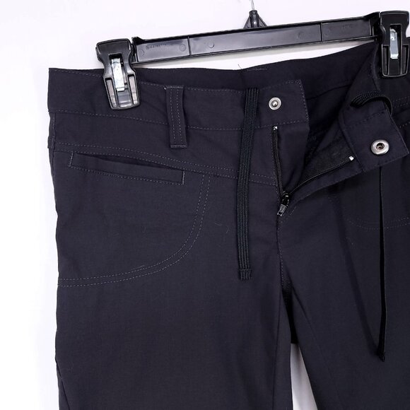 Athleta Cargo Pants Women’s Size 4 Wide Leg Black Drawstring Pockets Outdoor - Picture 5 of 16